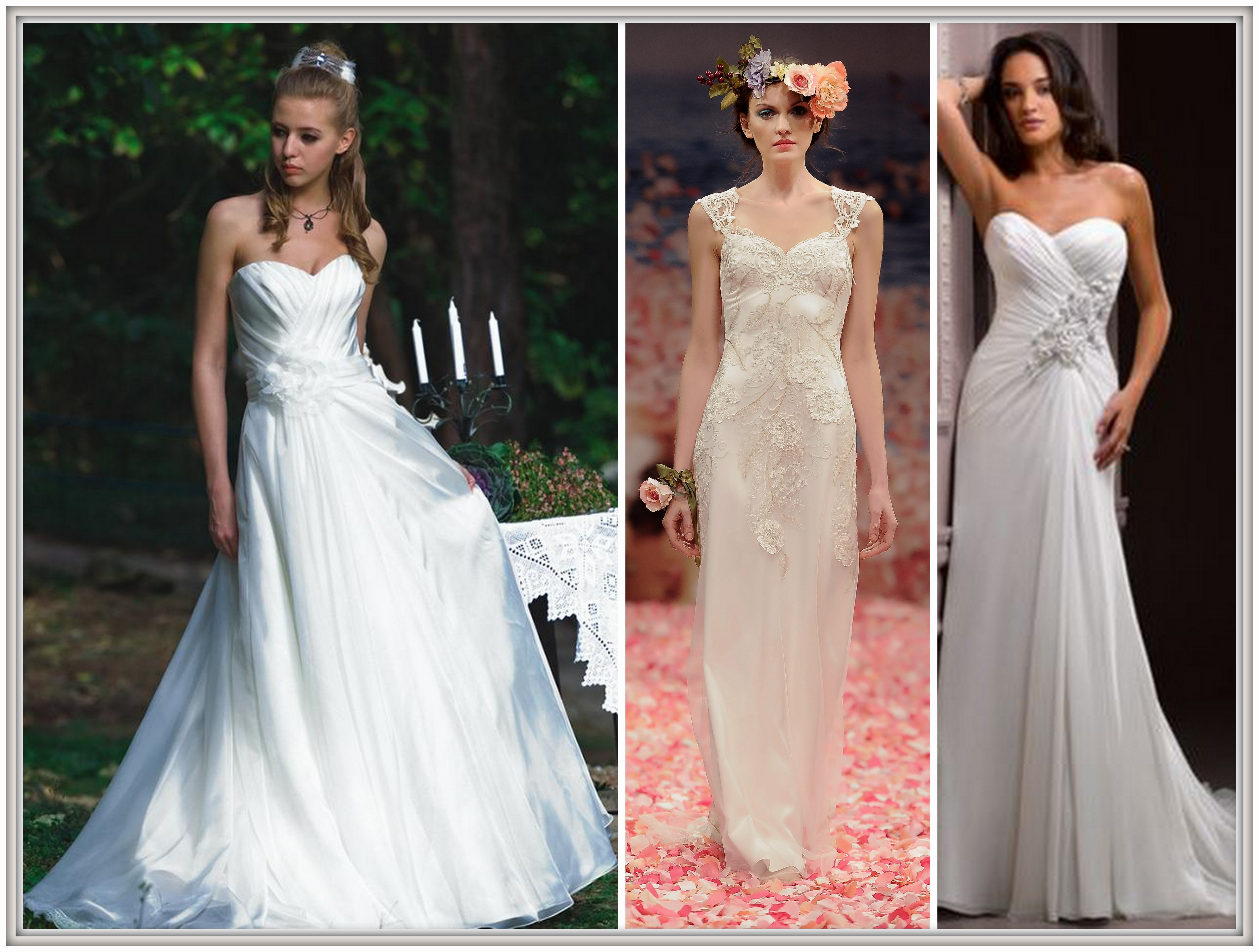 Wedding gown styles for clearance body types