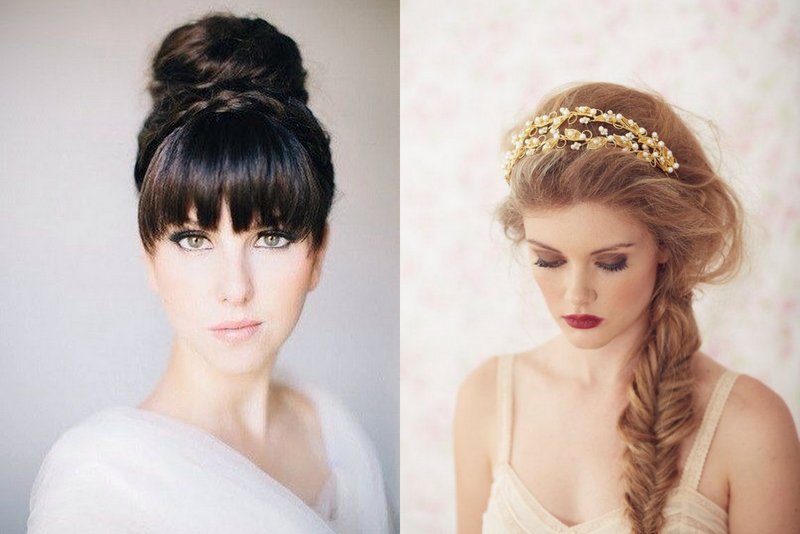 Bridal hairstyles to flatter your face shape